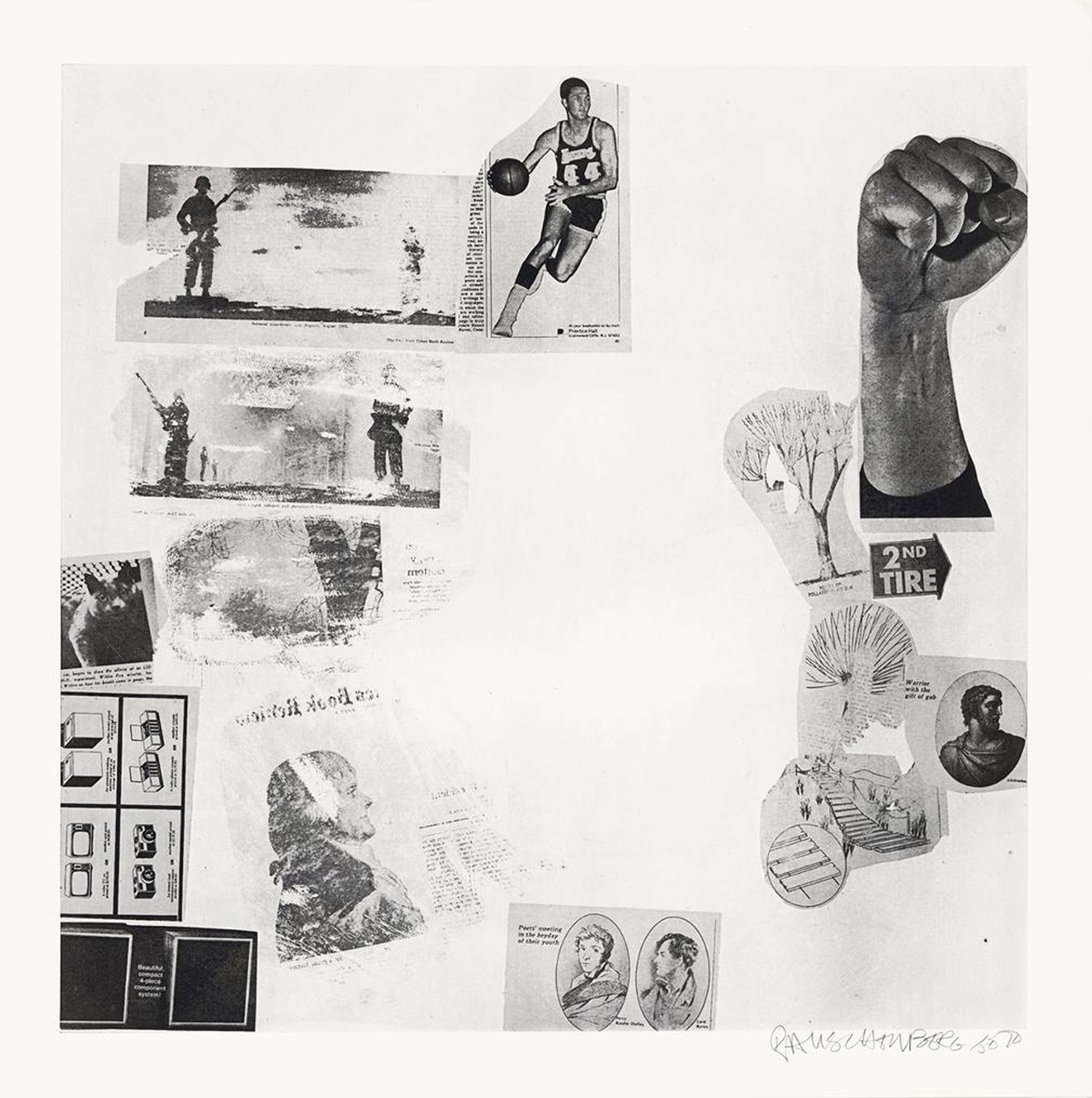 Features XXV - Signed Print by Robert Rauschenberg 1970 - MyArtBroker