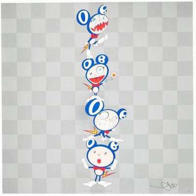 DOB Totem Pole - Signed Print by Takashi Murakami 2000 - MyArtBroker