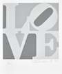 Robert Indiana: The Book Of Love (greys) - Signed Print