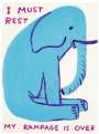 David Shrigley: My Rampage Is Over - Signed Print