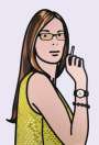 Julian Opie: Ruth Smoking 2 - Signed Print