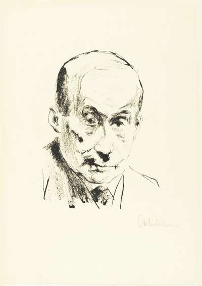 Selbstbildnis - Signed Print by Max Liebermann 1924 - MyArtBroker