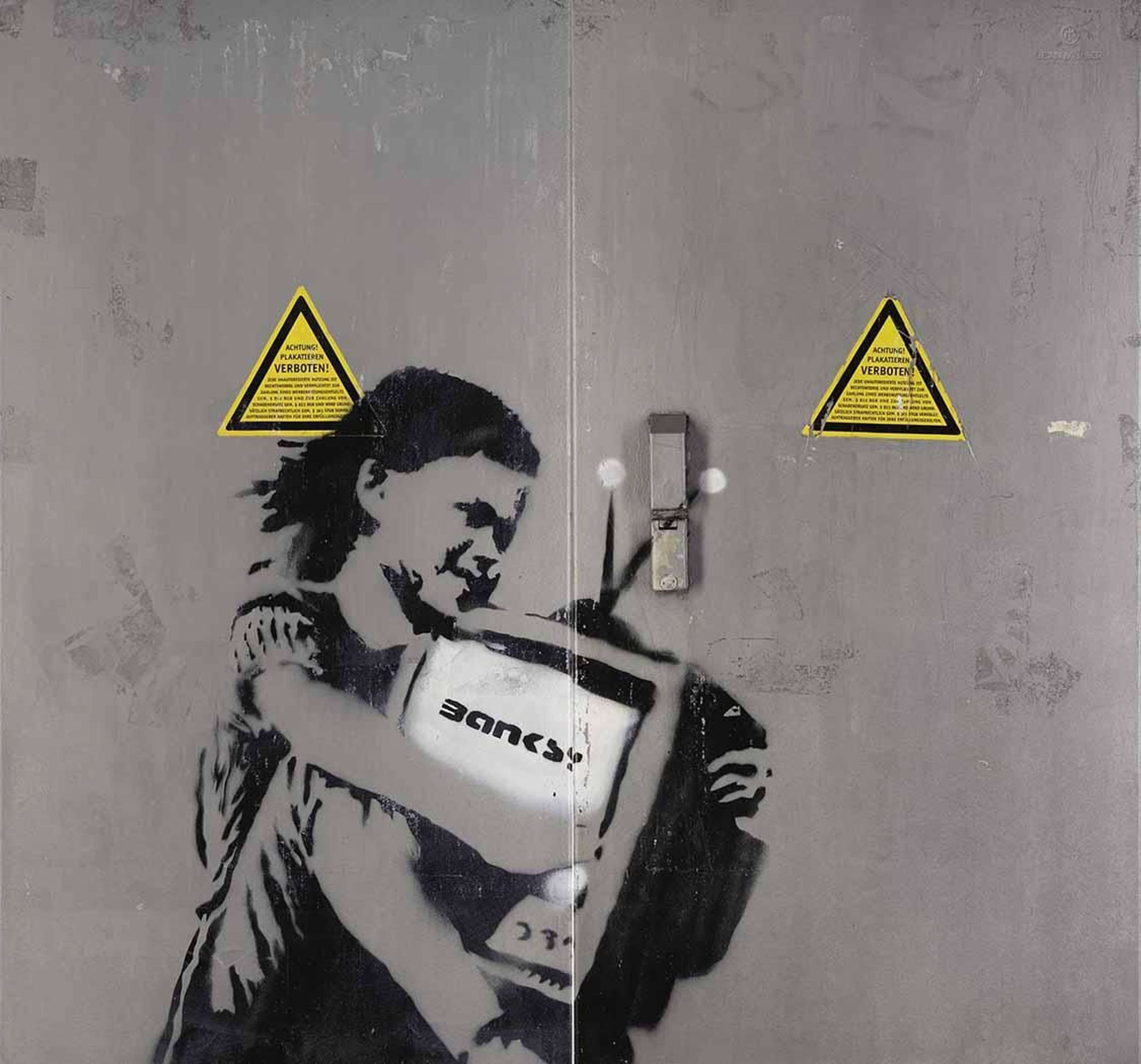 Banksy : « Girl With TV »