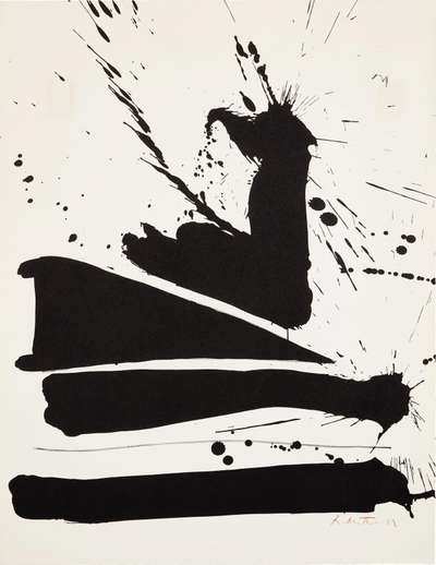 Automatism B - Signed Print by Robert Motherwell 1966 - MyArtBroker