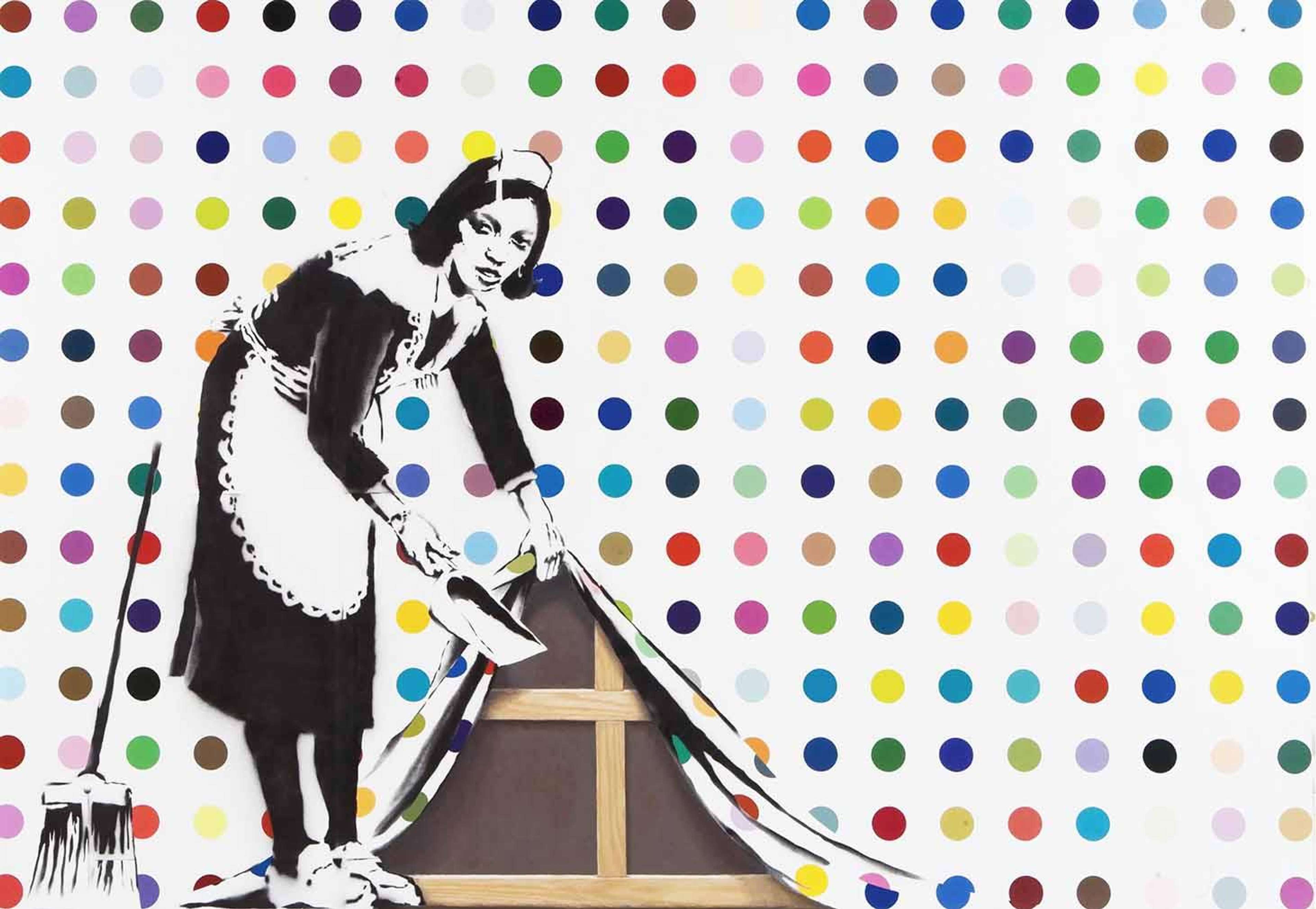 Keep It Spotless (Hirst défiguré) par Banksy - MyArtBroker