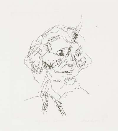 Gerda Boehm - Signed Print by Frank Auerbach 1981 - MyArtBroker