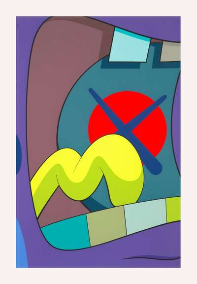 Ups And Downs 4 - Signed Print by KAWS 2013 - MyArtBroker