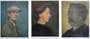 L S Lowry: Self Portrait, The Artist Mother And The Artist Father - Signed Print