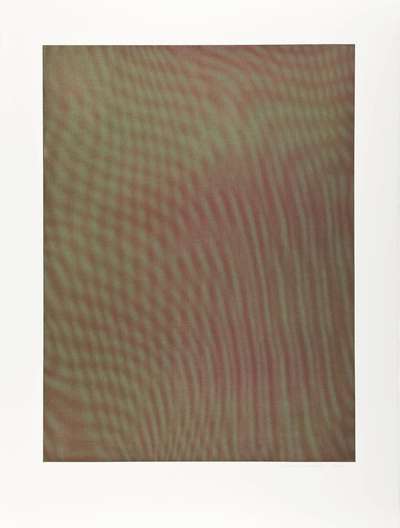 Mesh Moire I - Signed Print by Tauba Auerbach 2012 - MyArtBroker