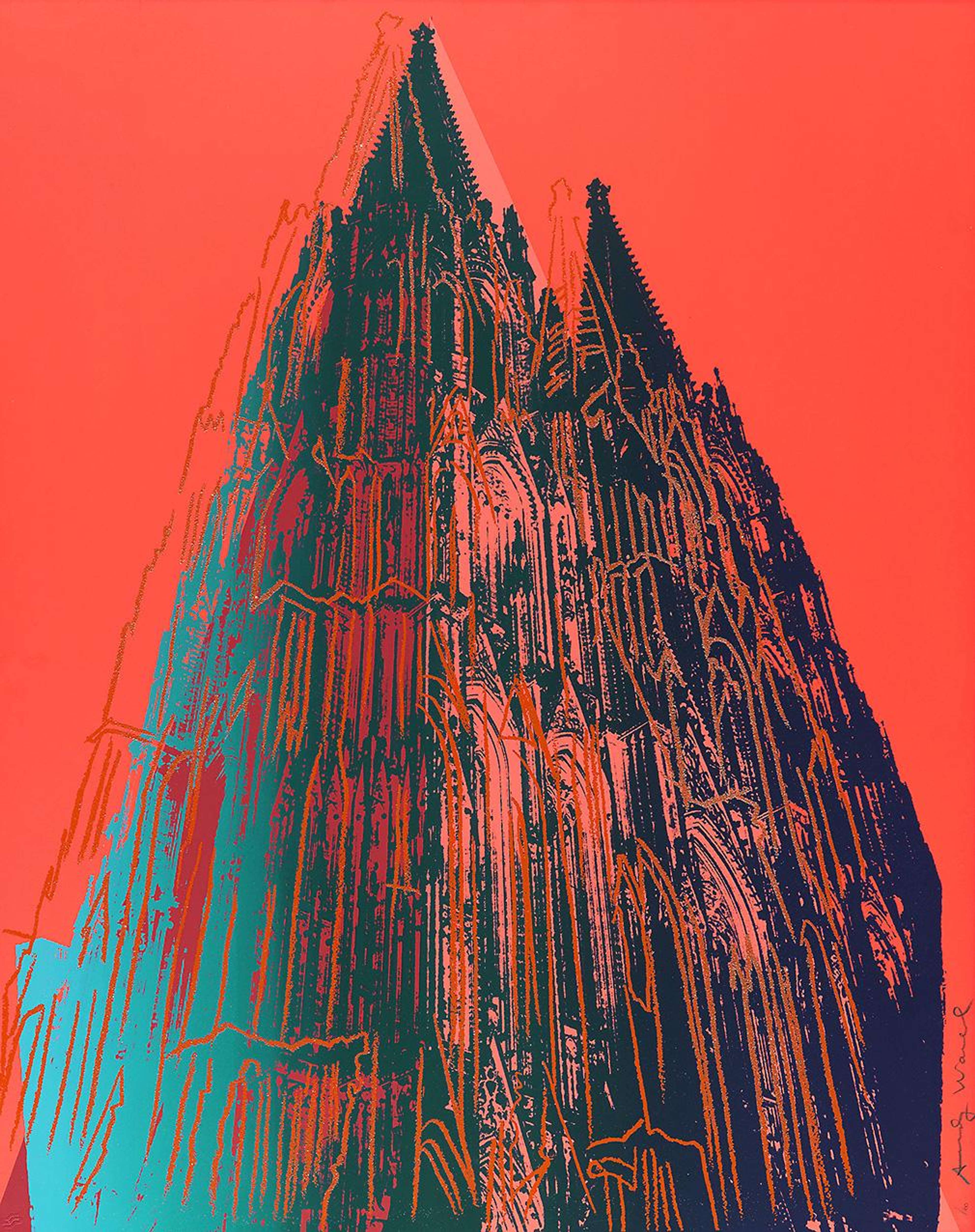 Cologne Cathedral (F. & S. II.361) by Andy Warhol