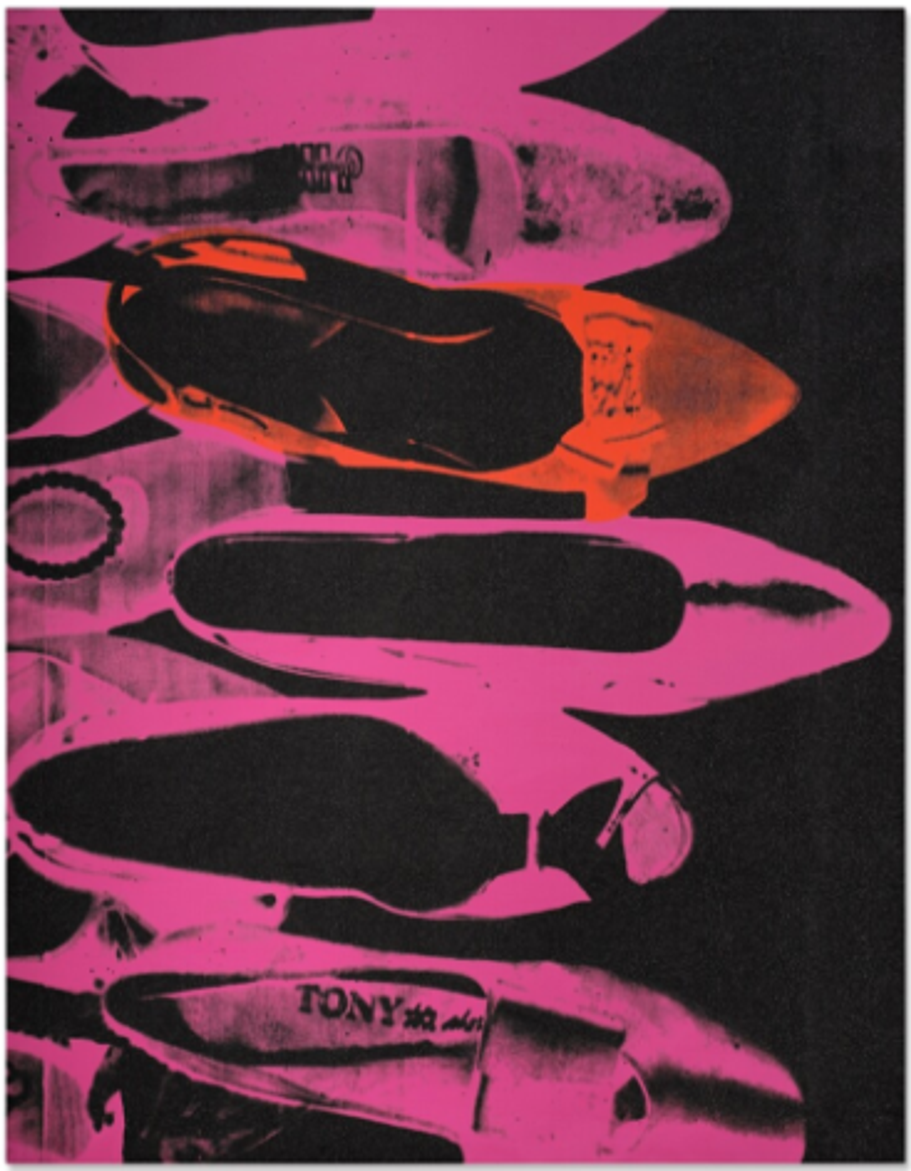 Descriptif: Estampe signée de l'artiste Andy Warhol intitulée « Diamond Dust Shoes ».
Qualité: 10