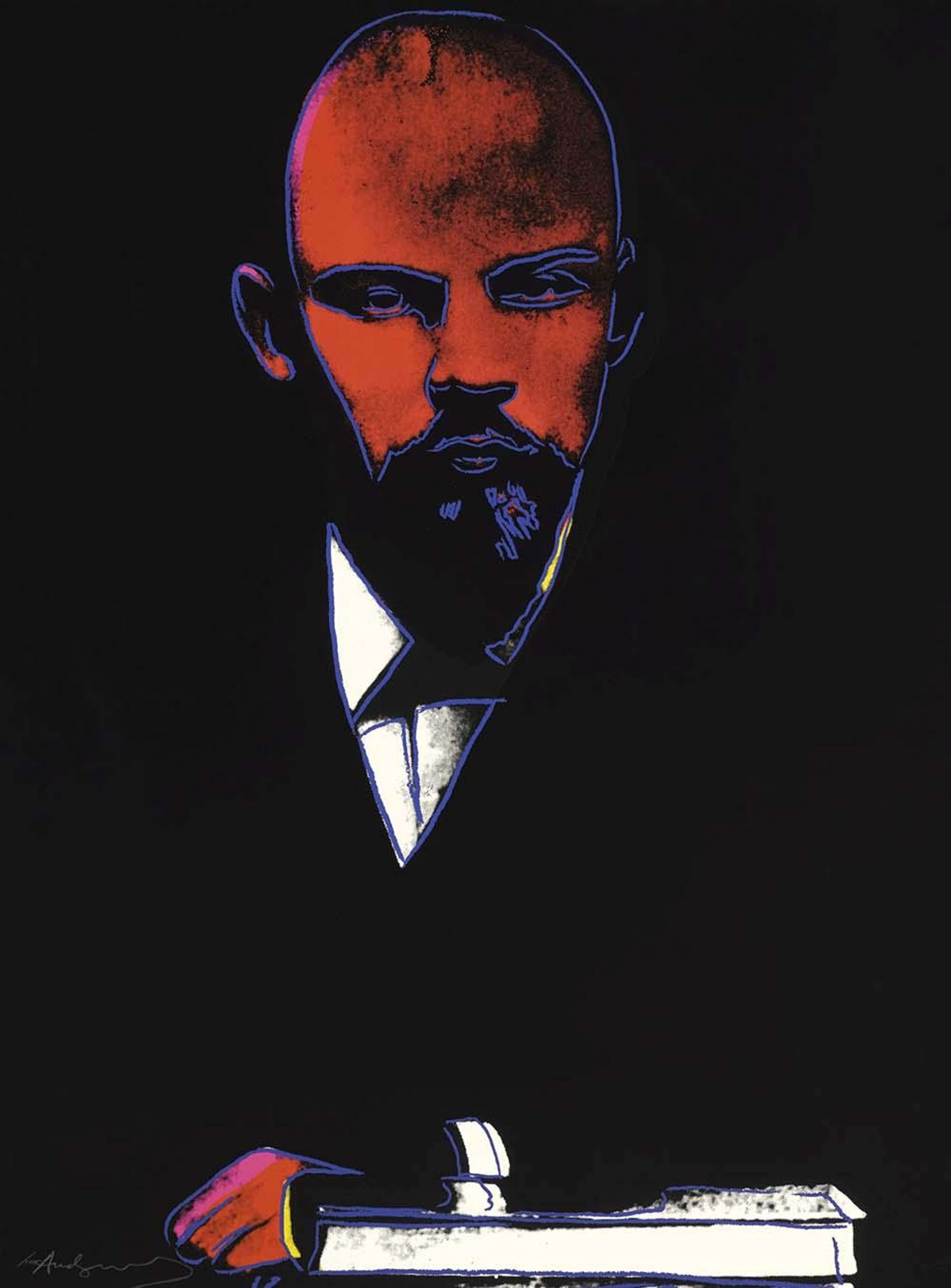 Black Lenin (F. & S. II.402) by Andy Warhol