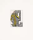 Head With Feathers And Braid - Signed Print