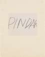 Cy Twombly: Pindar - Signed Print