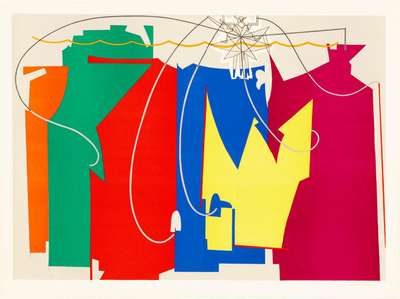 Rope Dancer Accompanies Herself With Her Shadows - Signed Print by Man Ray 1972 - MyArtBroker