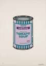 Banksy: Soup Can (lilac, emerald and purple) - Signed Print