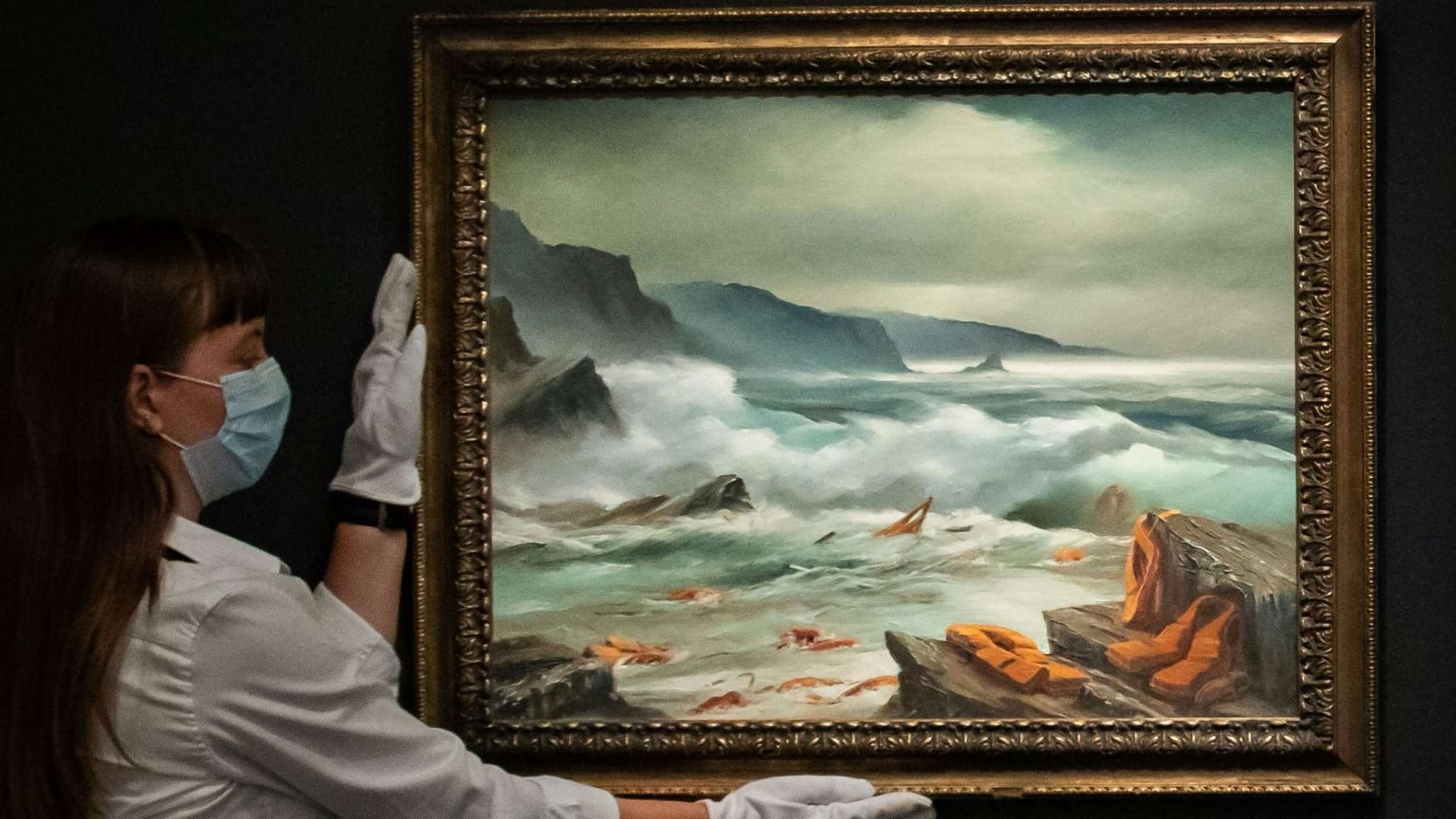 Vue sur la Méditerranée de Banksy - MyArtBroker