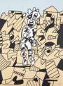Jean Dubuffet: Territoire Et Paysan - Signed Print