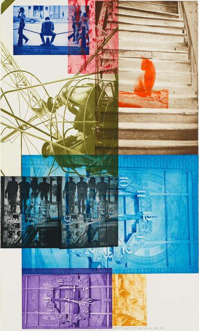 Soviet American Array III - Signed Print by Robert Rauschenberg 1989 - MyArtBroker