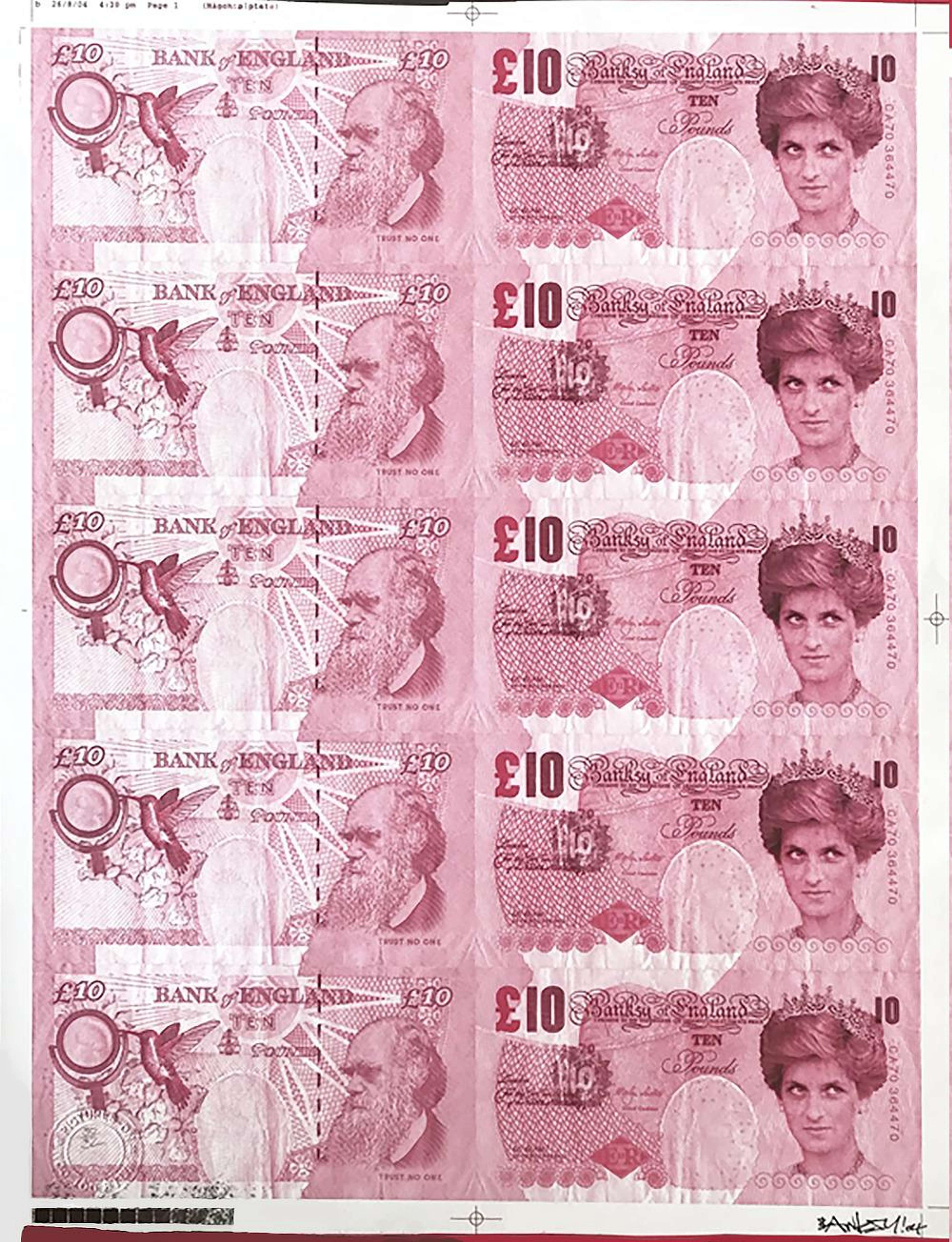 10 faits sur le billet de banque 'Di-Faced Tenner' de Banksy