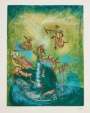 Roberto Matta: Plate 9, Hom'mère (Chaosmos) - Signed Print