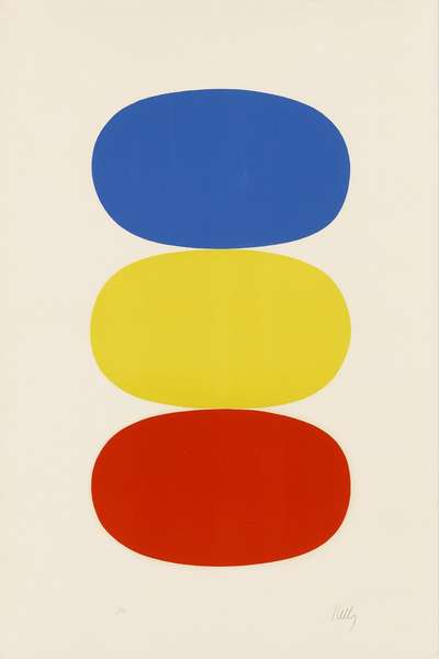 Blue And Yellow And Red-Orange - Signed Print by Ellsworth Kelly 1965 - MyArtBroker