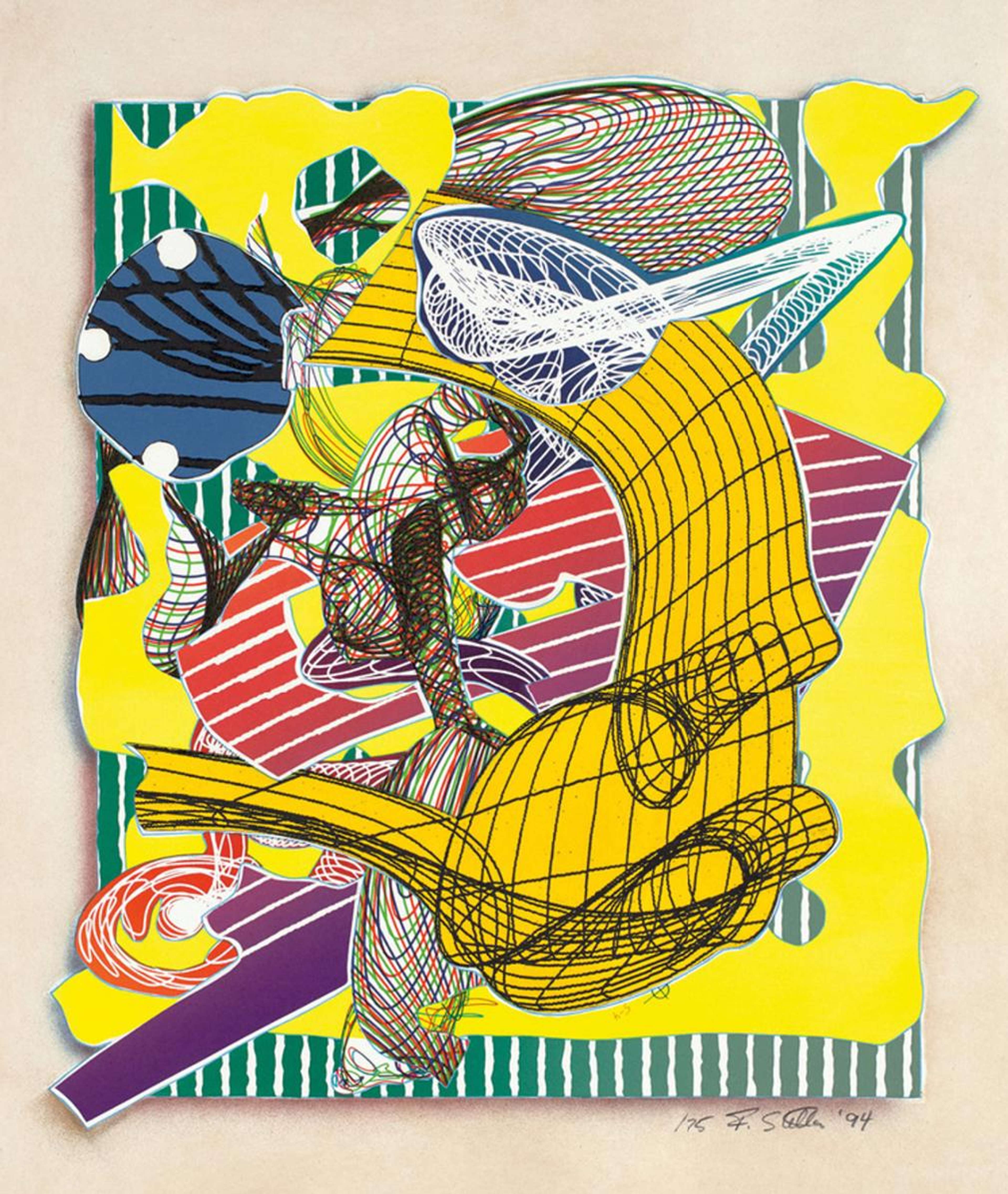 Figlefia - Signed Print by Frank Stella 1994 - MyArtBroker