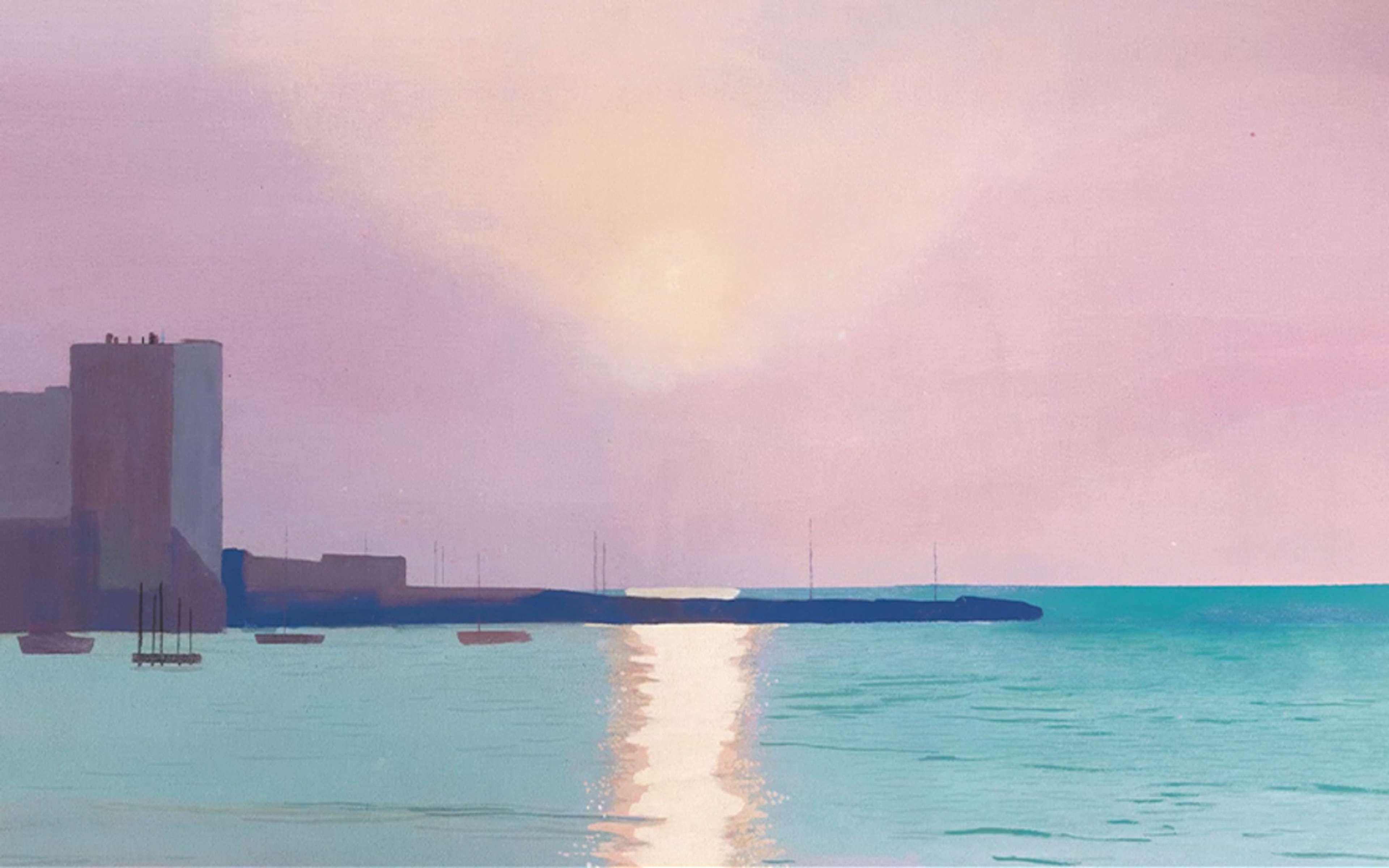 David Hockney, Early Morning, Sainte-Maxime