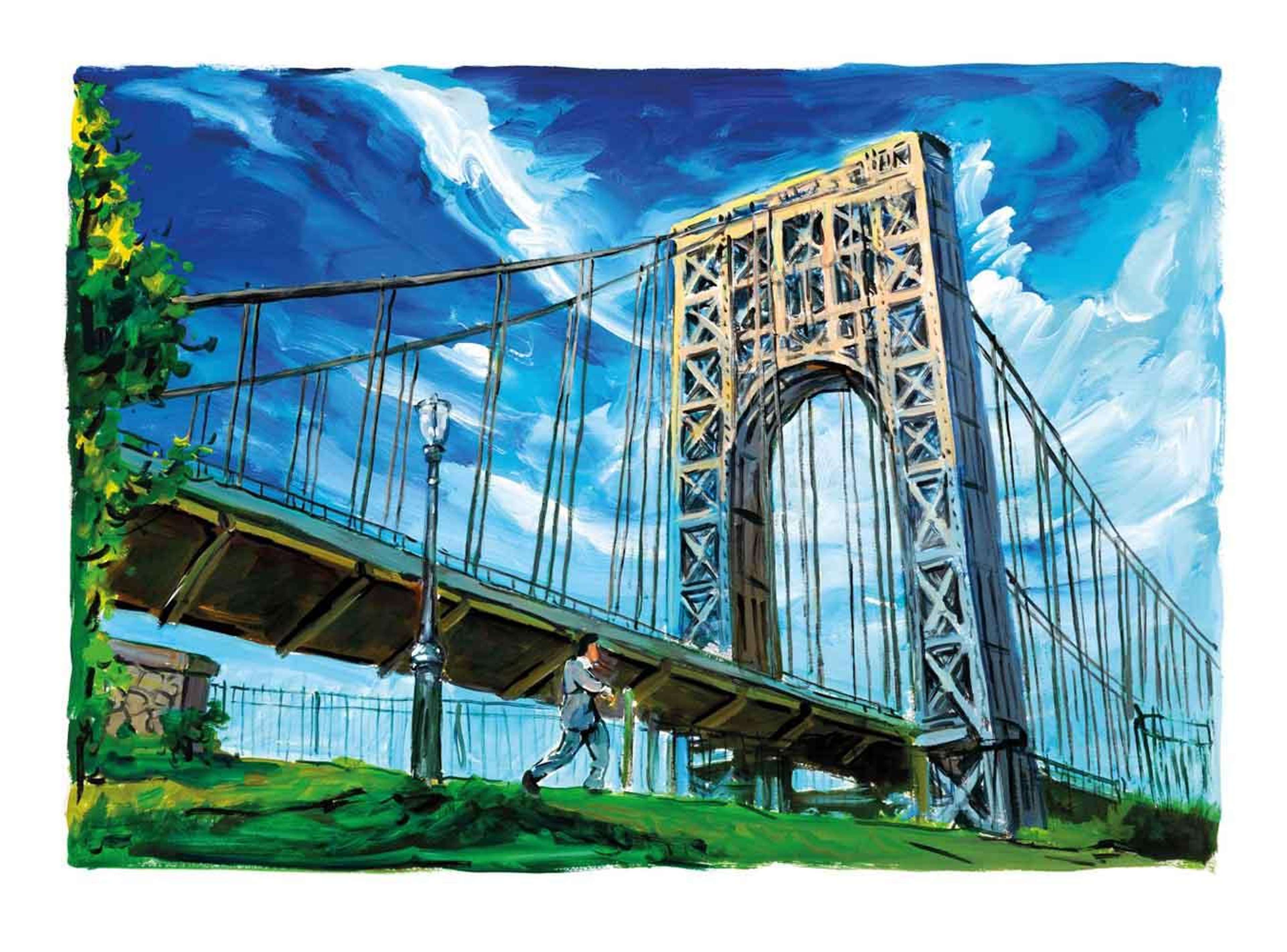 Under The Bridge (2017) - Signed Print by Bob Dylan 2017 - MyArtBroker