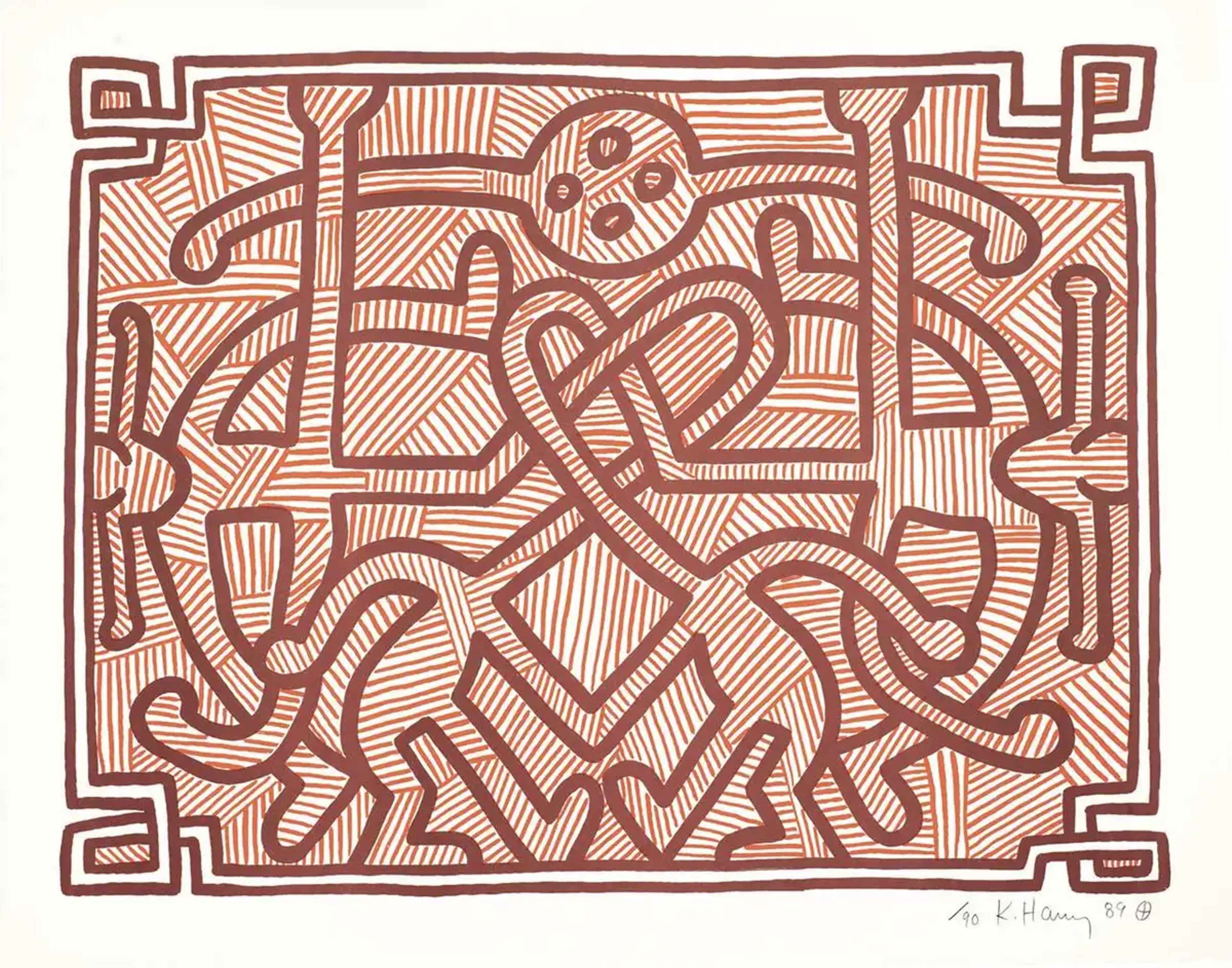 Chocolate Buddha de Keith Haring