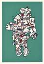 Jean Dubuffet: Protestator - Signed Print