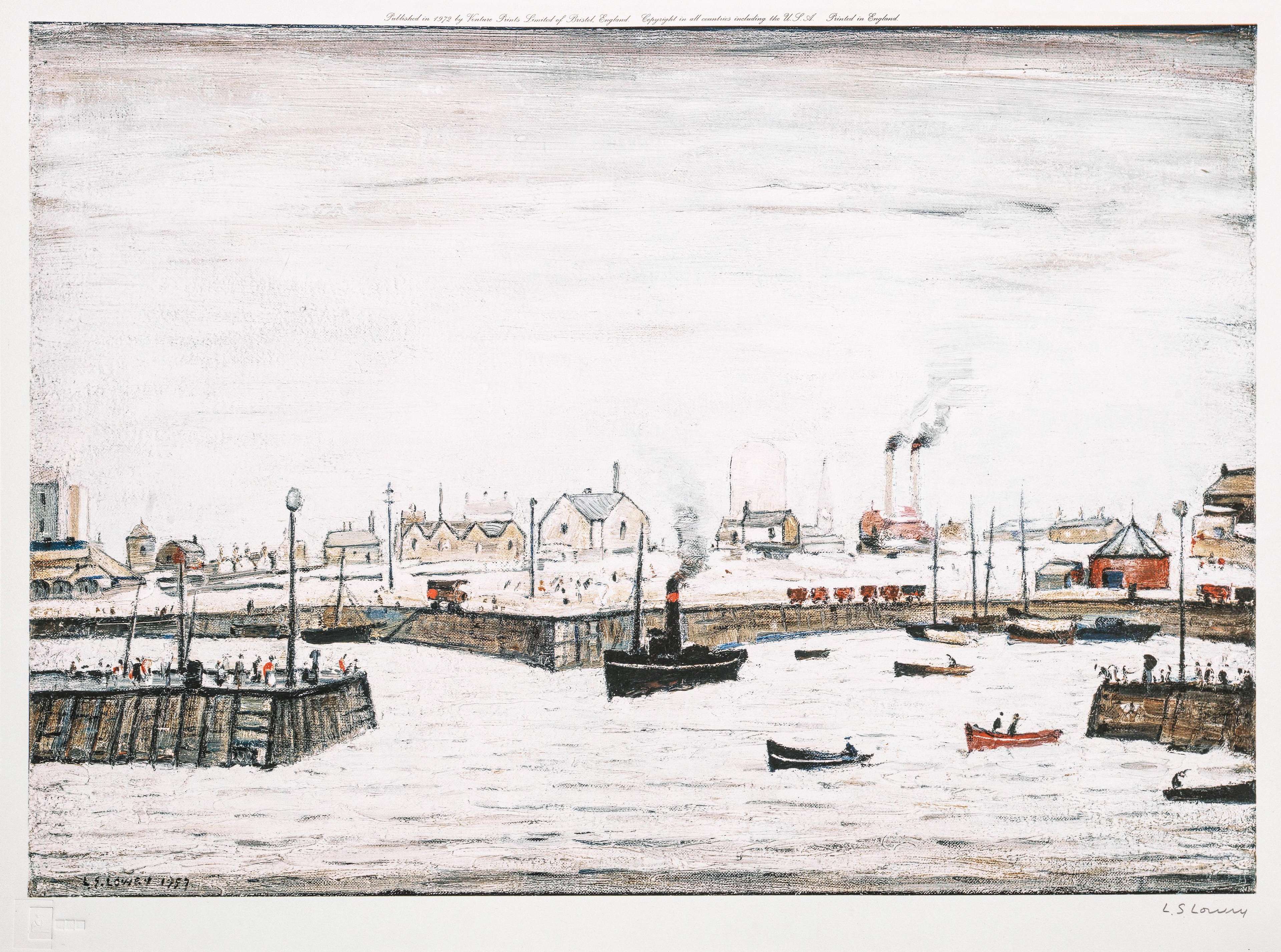 Le port (Maryport) par L. S. Lowry