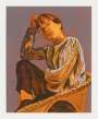 Claire Tabouret: Self-Portrait (Blue) - Signed Print
