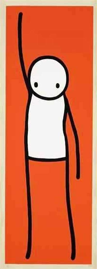 Liberty (orange) - Signed Print by Stik 2013 - MyArtBroker