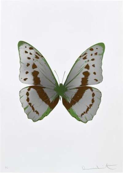 The Souls III (silver Gloss, chocolate, leaf green) - Signed Print by Damien Hirst 2010 - MyArtBroker