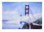 Bob Dylan: Early Morning, Golden Gate Bridge - Signed Print
