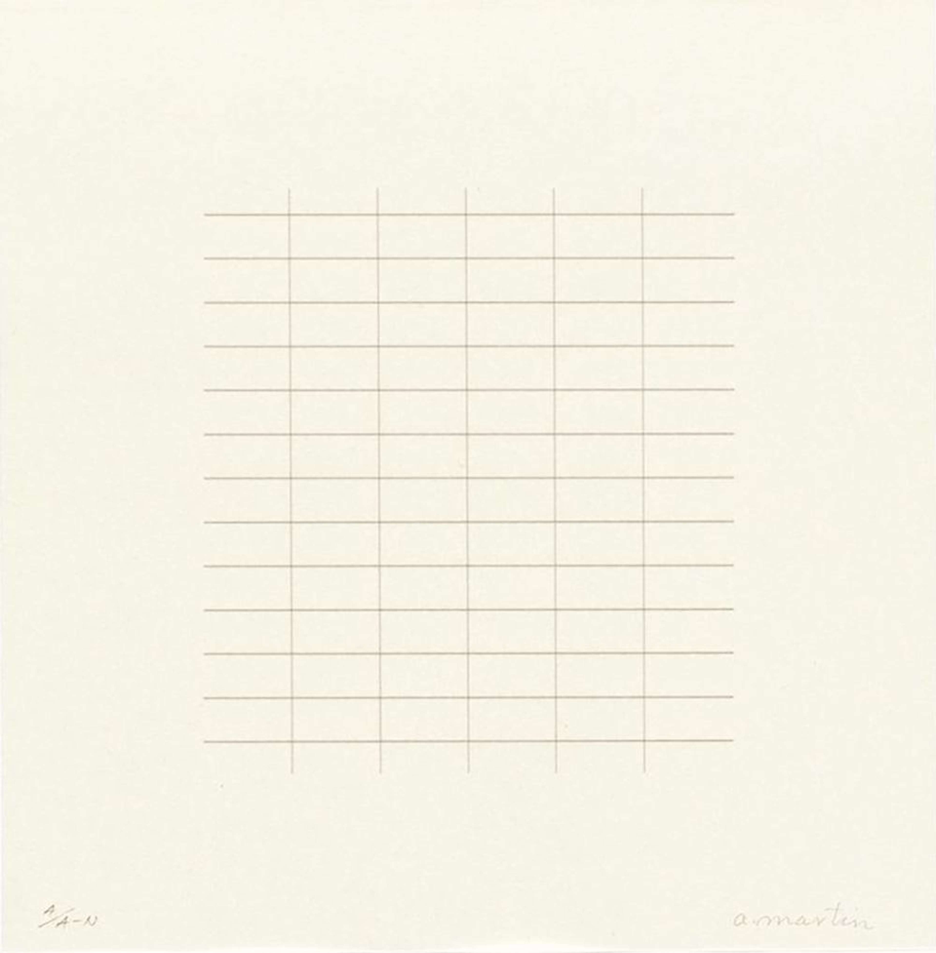 Valeur d'Agnes Martin : Les meilleurs prix atteints aux enchères