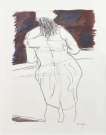 Woman In Red Lion Pub White (2008) - Signed Print