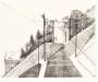 Wayne Thiebaud: Down Mariposa - Signed Print
