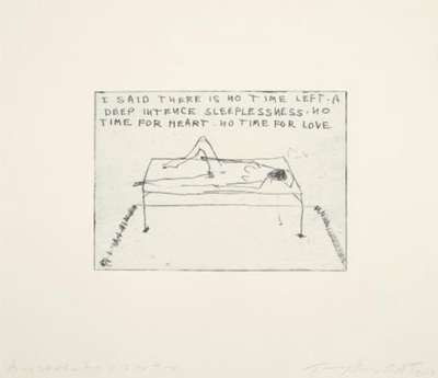 No Time - Signed Print by Tracey Emin 2010 - MyArtBroker