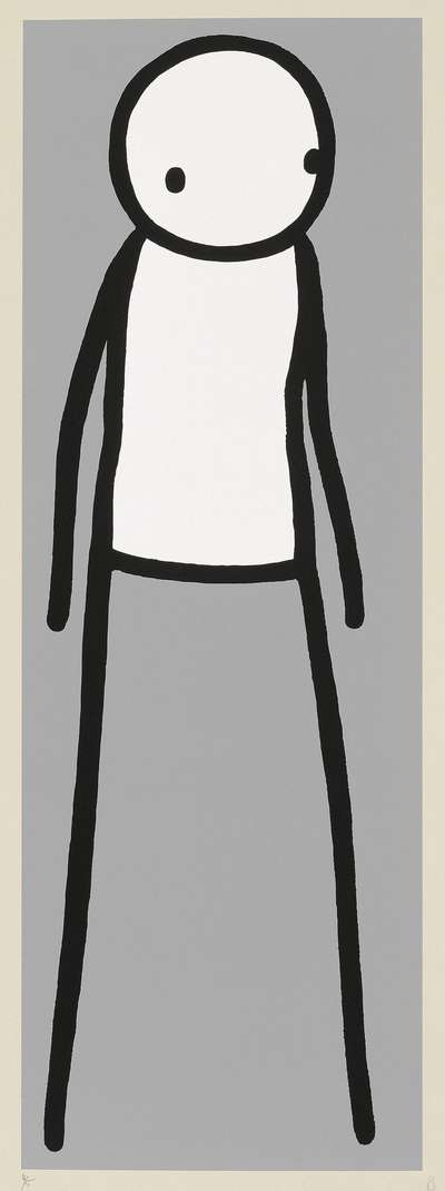 Walk (grey) - Signed Print by Stik 2012 - MyArtBroker