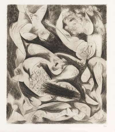 Untitled (P14) - Unsigned Print by Jackson Pollock 1967 - MyArtBroker