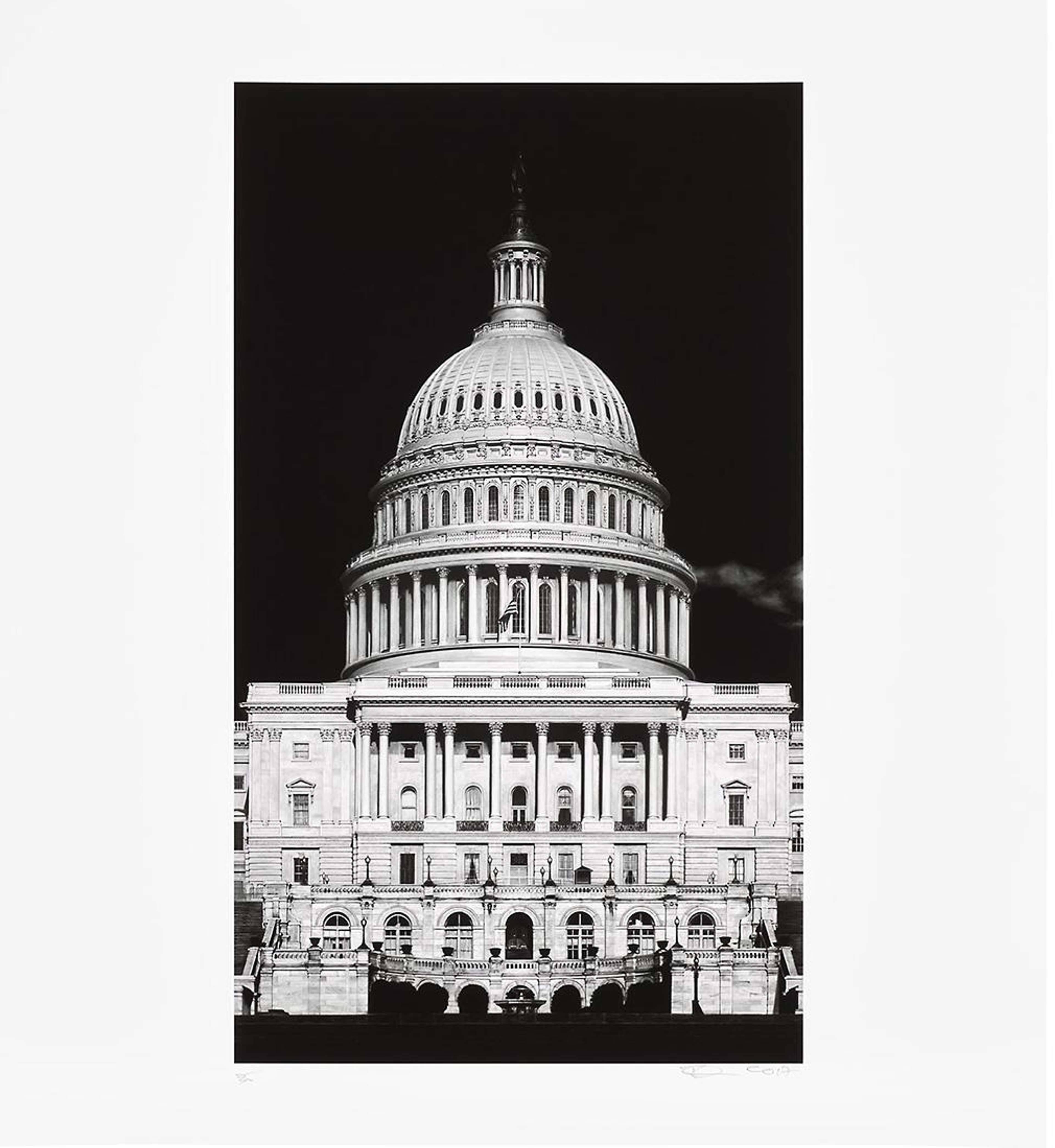 Untitled (Capitol Detail) - Signed Print by Robert Longo 2017 - MyArtBroker