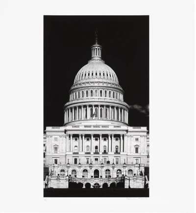 Untitled (Capitol Detail) - Signed Print by Robert Longo 2017 - MyArtBroker