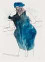 Bob Dylan: Woman In Red Lion Pub Blue (2014) - Signed Print