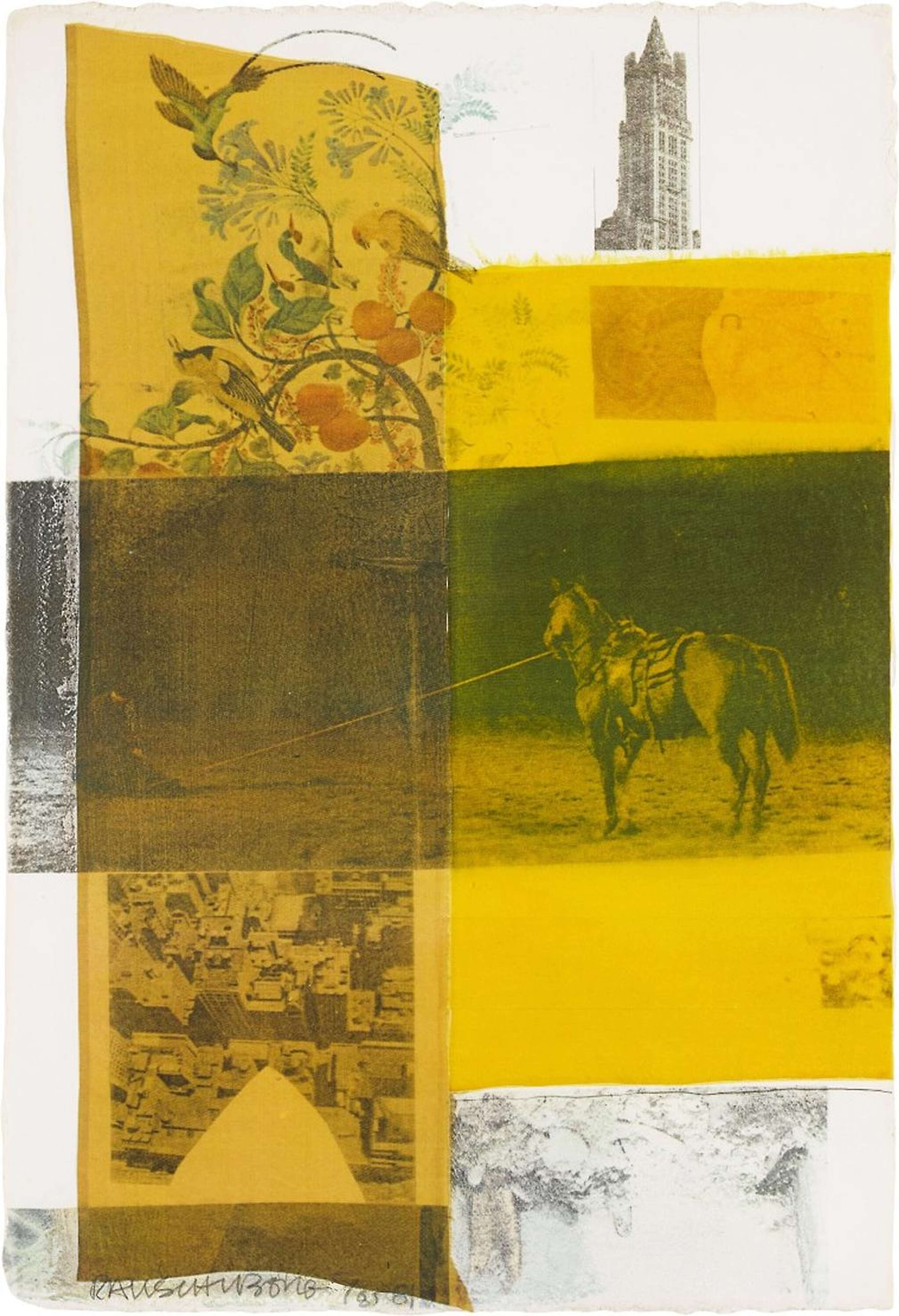 Arcanum VIII - Signed Print by Robert Rauschenberg 1981 - MyArtBroker