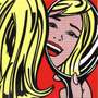 Roy Lichtenstein: Girl In Mirror - Signed Ceramic
