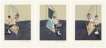 Three Studies Of The Male Back - Signed Print