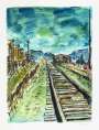 Bob Dylan: Train Tracks Medium (2008) - Signed Print