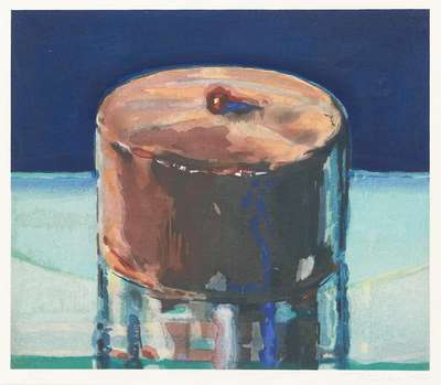 Dark Cake - Signed Print by Wayne Thiebaud 1983 - MyArtBroker